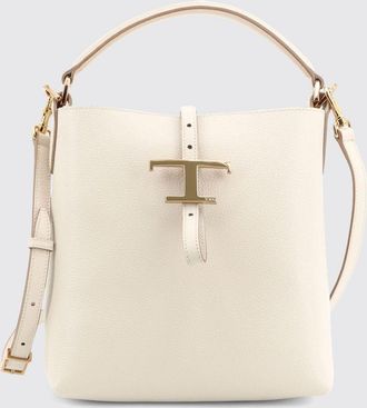Tod's Mini borsa a mano T Timeless in pelle di vitello a grana