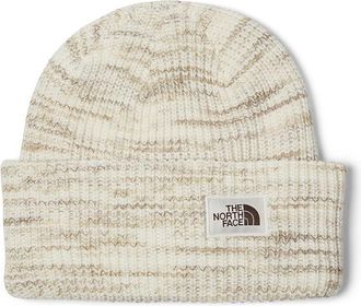 The North Face Salty Bae Lined Beanie Caps White Dune, Polyester