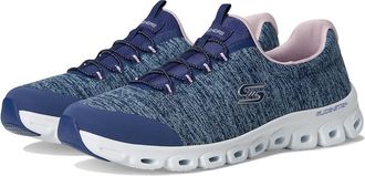 Skechers Glide Step Persistence Womens Shoes Navy Purple : 5.5 B - Medium, Synthetic