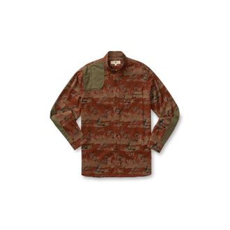 Duck Head Mens Woodland Shooting Shirt In Flyover Print