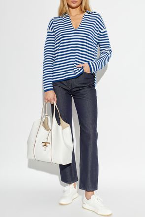 Max Mara Polo Gomma, Womens, Navy Blue