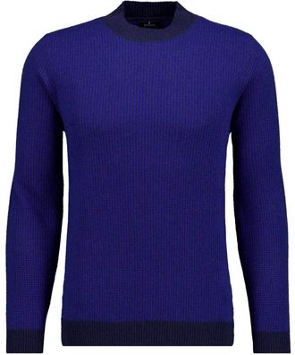 Ragman Rundhalspullover RAGMAN, Herren, Gr. 50, marineblau, 90% Wolle 10% Baumwolle, Pullover Rundhalspullover