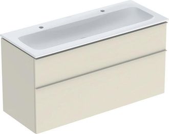 Keramag Geberit Icon Set Mueble Lavabo Con Mueble Bajo Lavabo, 2 Cajones