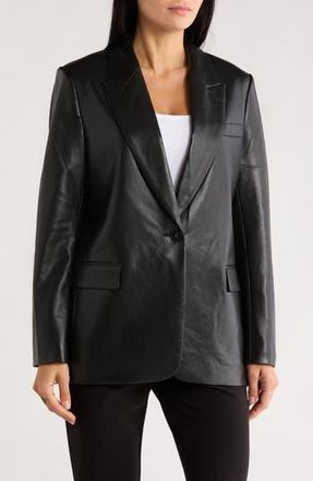 Love Token Alexa Faux Leather Blazer in Black at Nordstrom Rack, Size X-Small