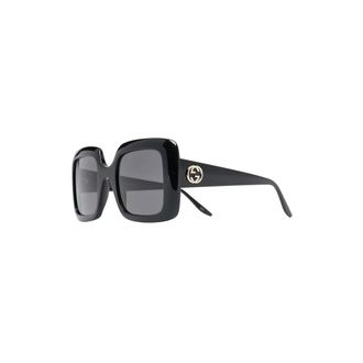 Gucci Sunglasses, female, Black, Size: 52 MM Square Sunglasses