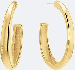 Calvin Klein Sculpted Large Hoop Earrings