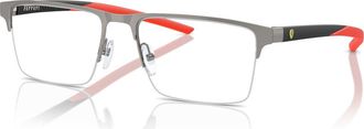 Ferrari 57mm Rectangle optical glasses in Grey at Nordstrom