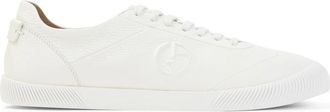 Giorgio Armani Leren Sneakers - Heren - Sneakers - Wit - 45 EU - Leer - Schoenen