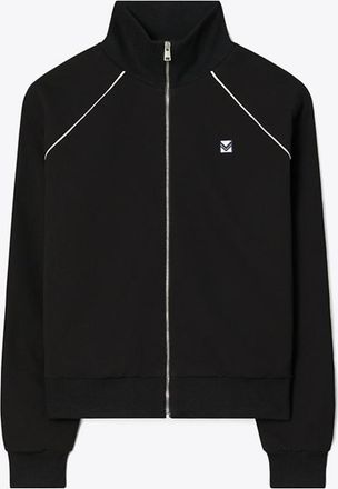 Tory Burch Womens Crepe Track Jacket, size XL