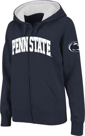 Colosseum Womens Stadium Athletic Navy Penn State Nittany Lions Arched Name Full-Zip Hoodie at Nordstrom, Size Small