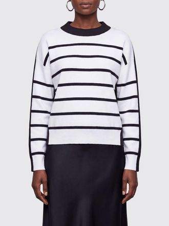 MRZ Maglione girocollo a righe in lana vergine e cashmere