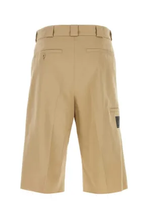 Givenchy Polyester Blend Bermuda Shorts - Beige