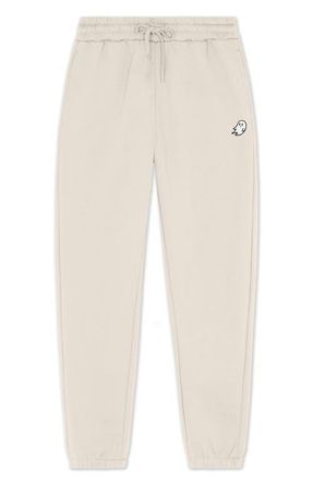 Dalix Ghost Midweight Fleece Regular Fit Track Pants in Ecru at Nordstrom, Size Xx-Large