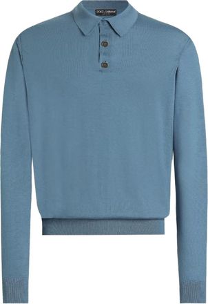 Dolce & Gabbana Polo a maniche lunghe - Blu