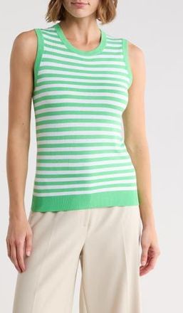 Joie Striped Sweater Tank in Green/White at Nordstrom Rack, Size X-Small