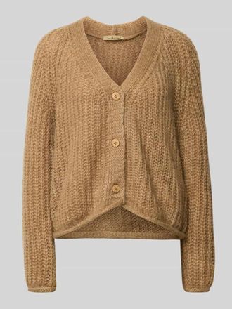 Smith & Soul Relaxed Fit Cardigan mit Woll-Anteil in Mittelbraun, Gr&ouml;&szlig;e XXL