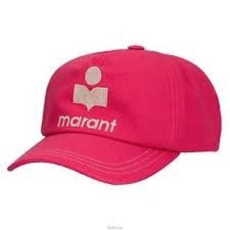 Isabel Marant Frambozenpet voor Tyronh - Heren - Petten - Roze - ONE Size - Accessoires