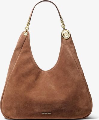 Michael Kors Ellie Large Suede Shoulder Bag