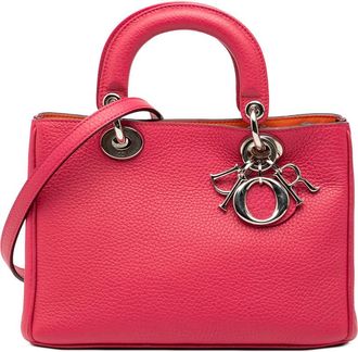 Dior Pre-owned Dior Mini Leather Diorissimo Satchel 17-BO-1114