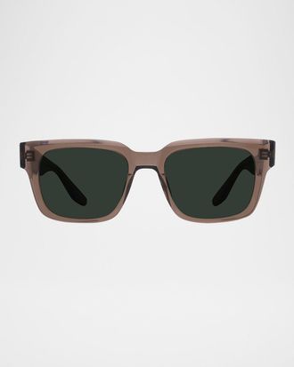 Barton Perreira Men & apos;s Zander Plastic Square Sunglasses