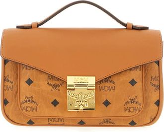MCM Tracy Vi Medium Crossbody - Dames - Handtassen - Bruin - ONE Size - Tassen