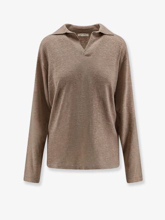 The Row Polo Niosa in cotone e lino - THE ROW - gender_Woman