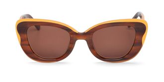 Mr.Boho Caparica BIG27-08 Womens Sunglasses Brown Size 49