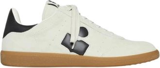 Isabel Marant Chalk Black Sneakers - Heren - Sneakers - Wit - 41 EU - Leer - Schoenen