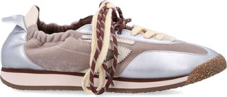 Puraai Panther Velvet Suede Silver Detail Sneakers