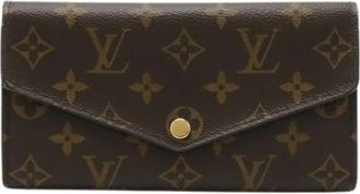 Louis Vuitton Pre-owned Monogram Canvas Sarah Portemonnee - Dames - Vintage Accessoires - Bruin - ONE Size - Vintage