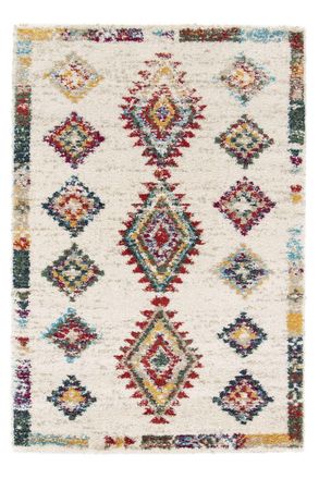 AFK Living Alfombra suave y voluminosa de estilo &eacute;tnico 160 x 230 cm