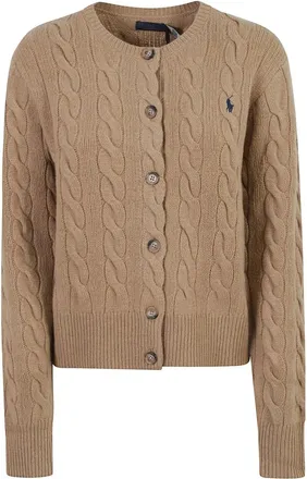 Ralph Lauren Dames, Truien, Bruin, Maat: S Wol
