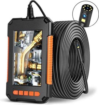 OEM C&aacute;mara De Inspecci&oacute;n Endosc&oacute;pica Hd 1080p - Pantalla Lcd De 4,3 Pulgadas - Resistencia Al Agua Ip67 - 8 Luces Led - Cable De 2 Metros De Longitud