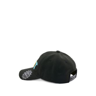 Saint Mxxxxxx 0000-080 Embroidered Logo Baseball Cap - Black