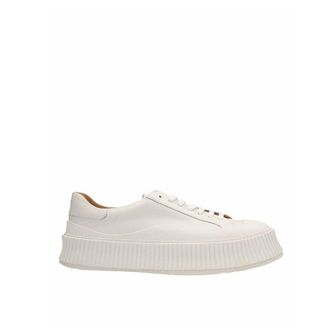 Jil Sander Calfskin Platform Mens Sneakers