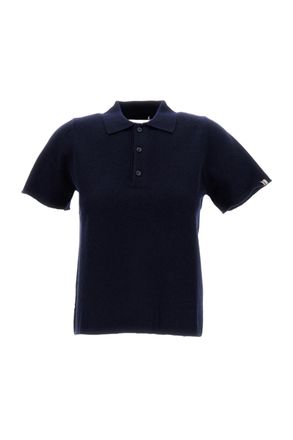 Extreme Cashmere Salamander Wool Blend Polo Shirt