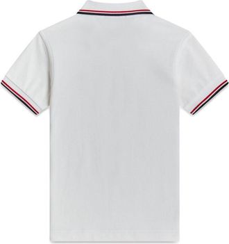 Fred Perry Twin-Tipped Cotton Polo - White