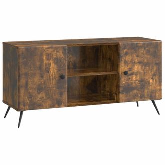 vidaXL Mueble De Tv Roble Ahumado 102 X 34,5 X 50 Cm Vidaxl