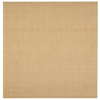 Berkfield Home Rug Natural Sisal 100x100 cm in Brown | Size: Medium