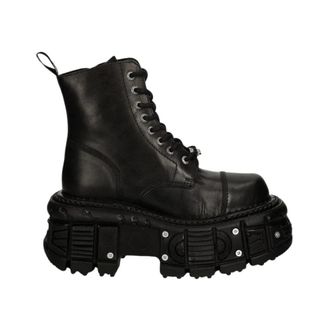 New Rock Mujer, Zapatos, Negro, Talla: 39 EU