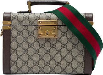 Gucci Pre-owned Gucci GG Supreme Web Savoy Top Handle Beauty Case Ladies NJ5WWAOIHJARSRKI
