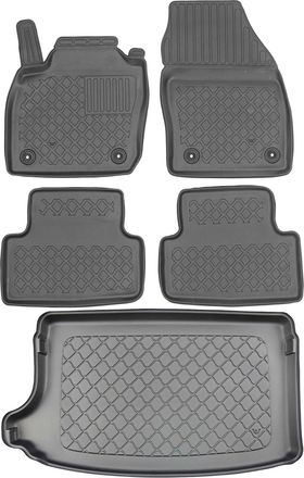 OEM Juego De Alfombrillas Para Coche Y Alfombrilla Para Maletero Para Volkswagen T-cross Crossover A Partir De Abril De 2019