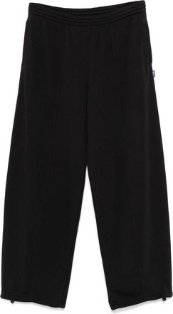 Maison Margiela Pantaloni sportivi con motivo numeri - Nero