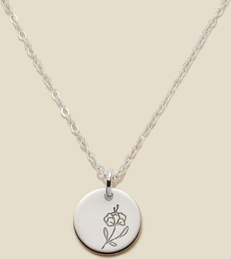 Made by Mary February Birth Flower Necklace