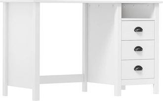 vidaXL Escritorio Hill Con 3 Cajones Madera De Pino 120x50x74 Cm Vidaxl