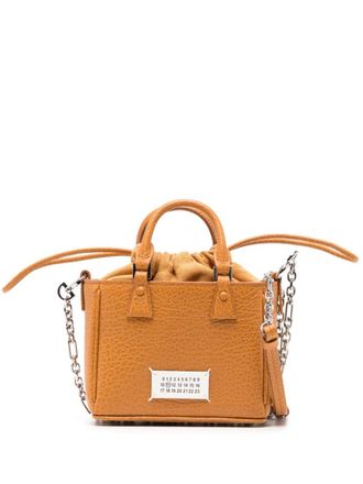 Maison Margiela 5AC leather shoulder bag - Orange