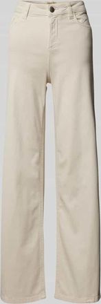 Soyaconcept Wide Leg Jeans im 5-Pocket-Design Modell ERNA in Beige, Gr&ouml;&szlig;e 30