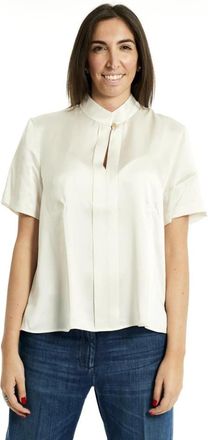 Marina Rinaldi Stijlvolle Shirt voor Vrouwen - Dames - Blouses - Beige - 2XL - Overhemden