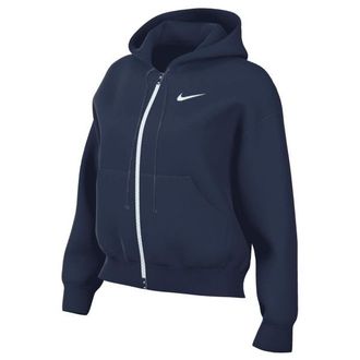 Nike Sportswear Phoenix FleeceFull-Zip Hoodie Freizeitjacke f&uuml;r Damen | blau