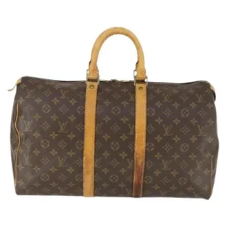Louis Vuitton Pre-owned Weekend Bags, unisex, Brown, Size: ONE SIZE Pre-owned Weekend Bag
